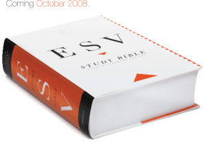 The new English Standard Version Study Bible, coming in October, promises to be a great resource for those seeking to understand better the Word of God.