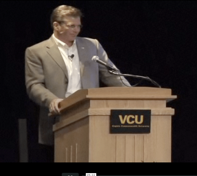 Does God exist? recently at Virginia Commonwealth University.