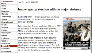 When you click on that link from the main page, this is the headline that greats you.